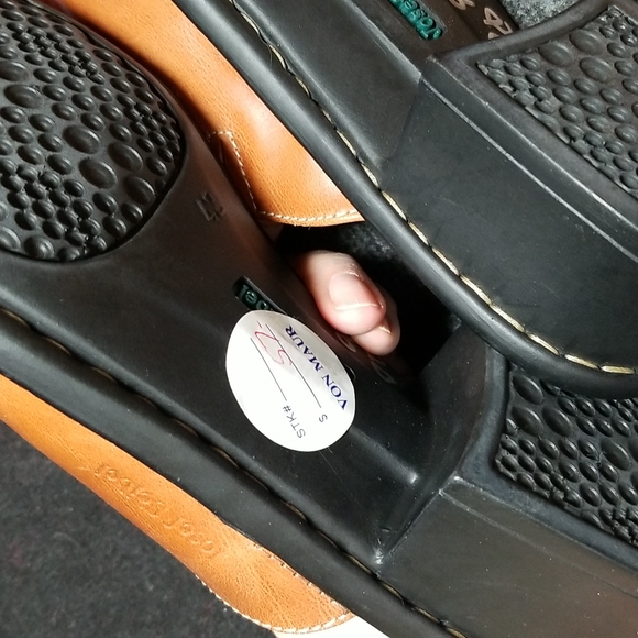 Josef Seibel two-tone leather mule, sz 10 - Picture 5 of 8